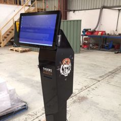 Our P21 kiosk with full colour artwork produced for Tigers Sydney Markets