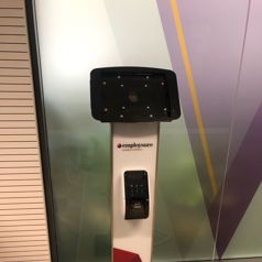 A Versa kiosk produced for visitor sign-in for Employsure