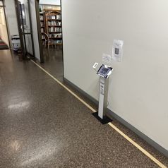 A Versa sign-in kiosk custom-designed to improve accessibility for Flagstaff Group employees